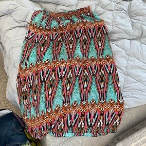 Moa Moa patterned Maxi Skirt